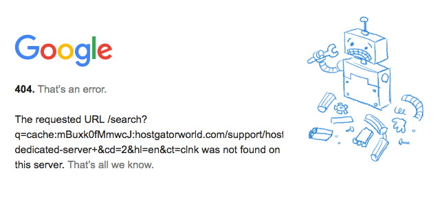 Iconic Srl - Errore 404 di Google